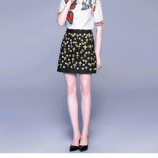 Sét bộ lụa đính kim sa cao cấp