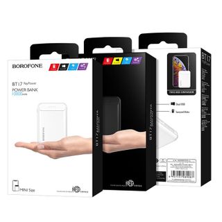 BOROFONE - Pin Sạc Dự Phòng BT17 - Dung Lượng 10000mAh Có Đèn Led