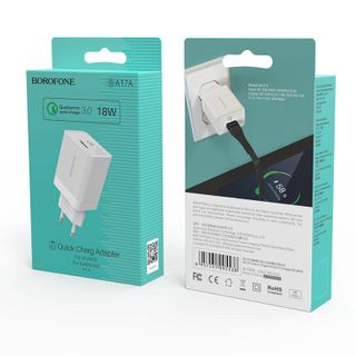 BOROFONE - Cóc Sạc Nhanh BA17A - 1 Cổng USB EU