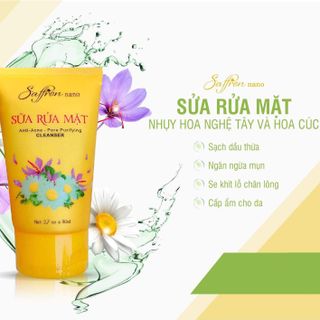 Sữa Rửa Mặt Cho Da Dầu Saffron Nano