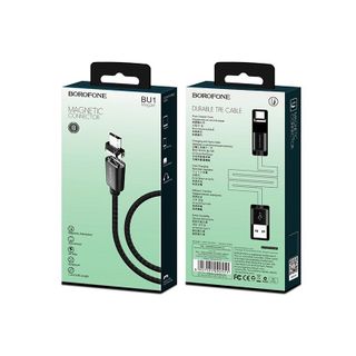 BOROFONE - Dây Cáp Sạc Từ Hít Nam Châm BU1 - Cổng Micro 12m
