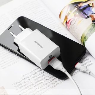 BOROFONE - Bộ Cóc Cáp Sạc Nhanh BA21 - Cổng Micro US