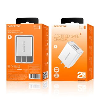 BOROFONE - Cóc Sạc BA16 - 2 Cổng USB 21A