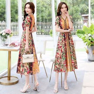 ĐẦM LỤA HỌA TIẾT