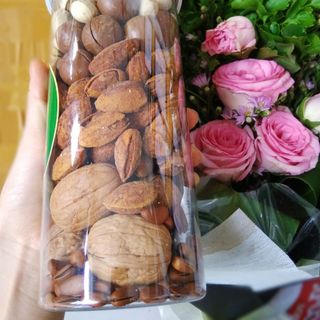 Hũ MIXED NUTS 06 Hạt Dinh Dưỡng Cao Cấp Hali Nuts - Siêu dinh dưỡng