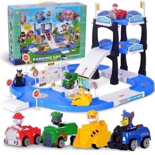 Đồ Chơi Mô Hình Biệt Đội 4 Chú Chó Cứu Hộ Parking Lot