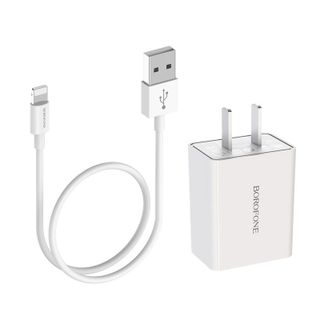 BOROFONE - Bộ Cóc Cáp Sạc BA16 - Cổng Lightning 21A