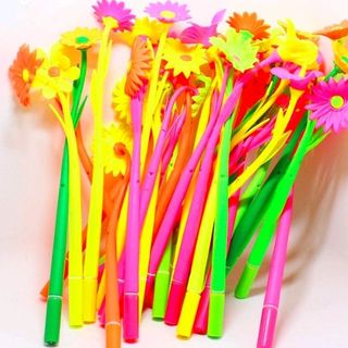 bút mực mẫu hoa lá mực màu đen