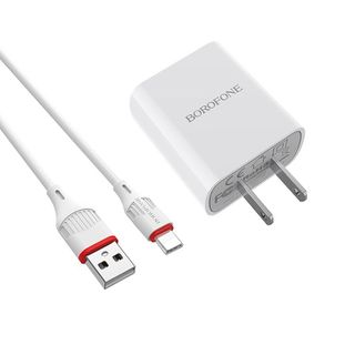 BOROFONE - Bộ Cóc Cáp Sạc BA20 - Cổng Lightning 21A US