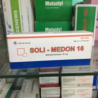 Soli Medon 16 Methylprednisolon 16mg