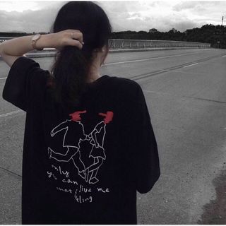 Áo thun from rộng tay lỡ