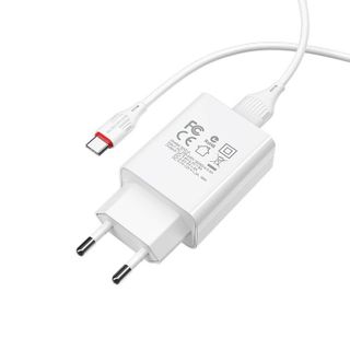 BOROFONE - Bộ Cóc Cáp Sạc Nhanh BA21A - Cổng Type C EU