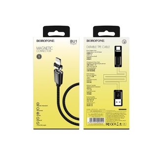 BOROFONE - Dây Cáp Sạc Từ Hít Nam Châm BU1 - Cổng Lightning 12m