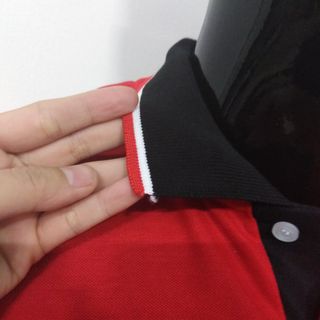 áo thun cá sấu pe đỏ tươi