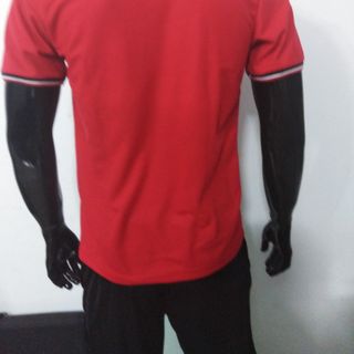 áo thun cá sấu pe đỏ tươi