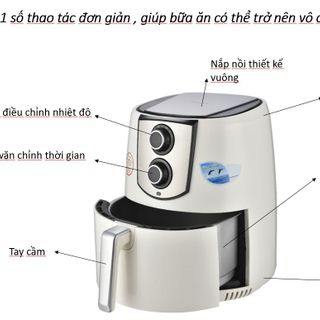 NỒI CHIÊN KHÔNG DẦU GLA-768