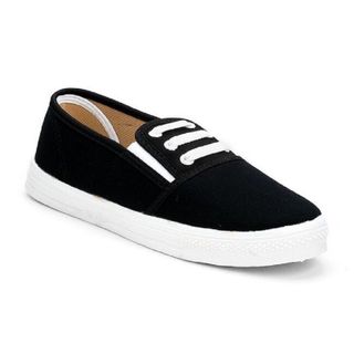 Giày nữ slip on vải dây ngang S291