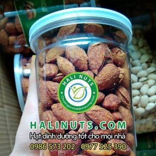 HẠNH NHÂN RANG BƠ VỎ MỎNG HALI NUTS ĐÓNG BỊCH/ HŨ