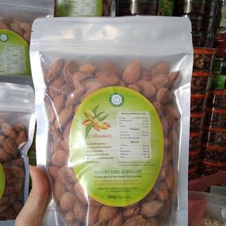 HẠNH NHÂN RANG BƠ VỎ MỎNG HALI NUTS ĐÓNG BỊCH/ HŨ giá sỉ