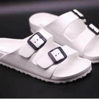 Dép nhựa nam nữ 2 quai ngang 2 khóa SM046