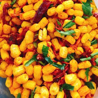 Nui sấy mix bò khô