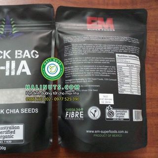 1 Thùng Hạt Chia Úc Black Bag Chia 25 bịch 500g giá sỉ​ giá bán buôn giá sỉ