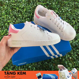 Sneaker trắng gót màu