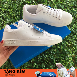 Sneaker trắng gót màu