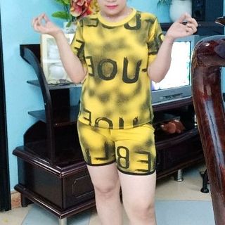 bộ đùi vải thun loang