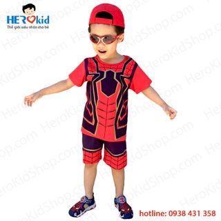 Bộ đồ ngắn siêu nhân người nhện