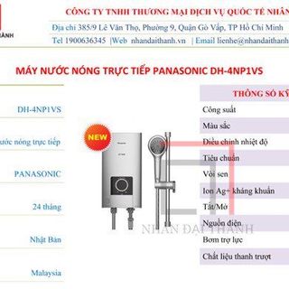 MÁY NƯỚC NÓNG TRỰC TIẾP DH-4NP1VS