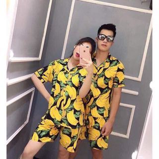 Bộ hoa quả chuối dưa hấu