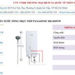 MÁY NƯỚC NÓNG TRỰC TIẾP DH-4MP1VW