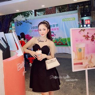 Đầm phối ren thêu bigsize 60-80kg