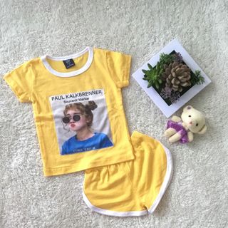 Set Bộ cotton 4c bé gái