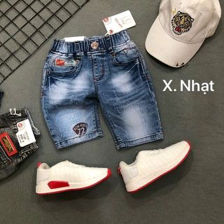 Quần short Jeans bé trai