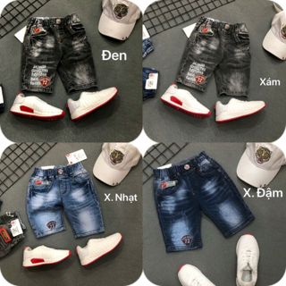 Quần short Jeans bé trai