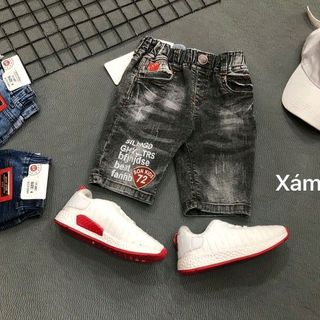 Quần short Jeans bé trai