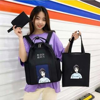 Set balo 3 món style Kpop