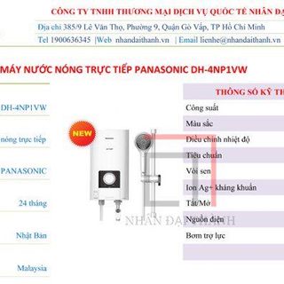 MÁY NƯỚC NÓNG TRỰC TIẾP DH-4NP1VW