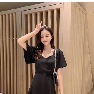 Đầm xoè xếp li Bigsize 65-80kg