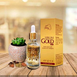 serum tinh chất từ trà xanh và vàng 24k
