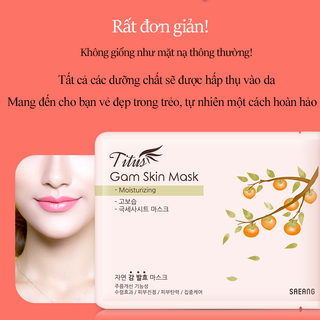 MẶT NẠ TRẺ HÓA DA TITUS GAM SKIN MASK
