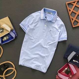 ÁO THUN CÁ SẤU PHỐI CỔ CC