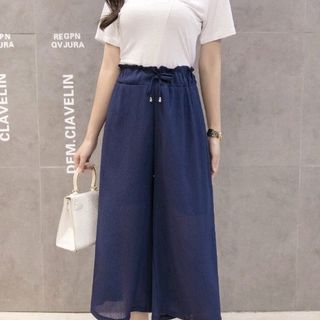 quần lửng ống rộng sang chảnh sỉ sll