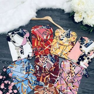Đồ bộ mặc nhà dài lụa