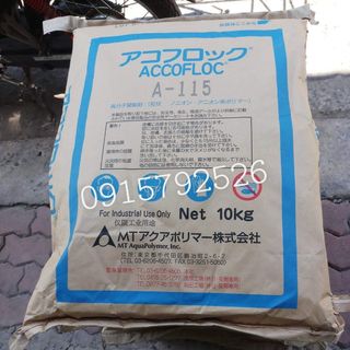 Trợ lắng Accofloc Nhật A-115 dùng trong nuôi trồng thủy sản giá sỉ