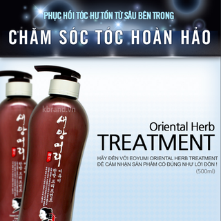 DẦU XẢ PHỤC HỒI TÓC HƯ TỔN EOYUMI ORIENTAL HERB TREATMENT