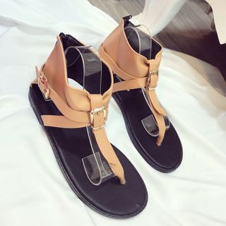 Giày sandal nơ chất da