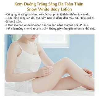 The Myth - Snow White Body Lotion Tắm Trắng